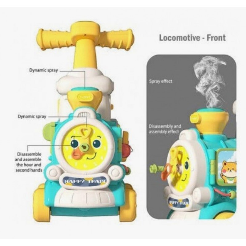 Περπατούρα Ride On 5 Σε 1 Πράσινη Lazarid 