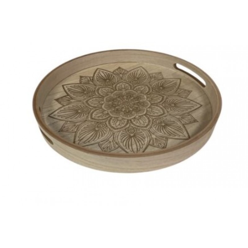 Δίσκος Διακοσμητικός Μεγάλος MDF 35x35x4.5Εκ Espiel