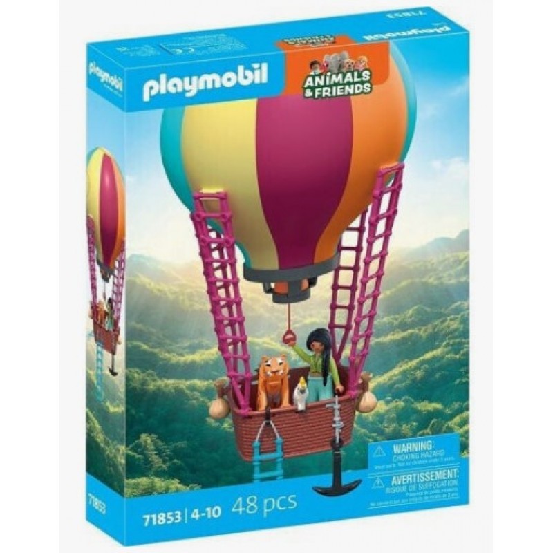 Animals & Friends Πτήση Με Αερόστατο Για 4-10 Ετών Playmobil 