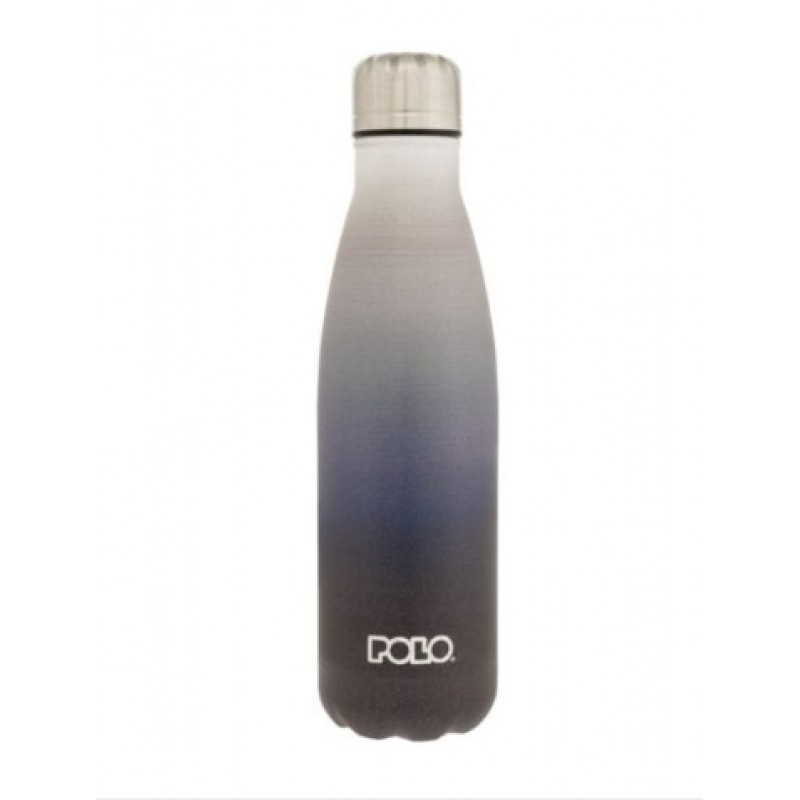 Θερμός Ανοξείδωτο 500ml Μπλε/Γκρι Polo 