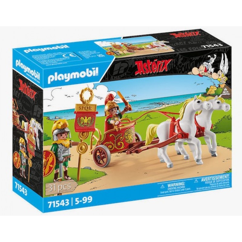 Asterix Ρωμαϊκή Άμαξα Για 5-99 Ετών Playmobil 
