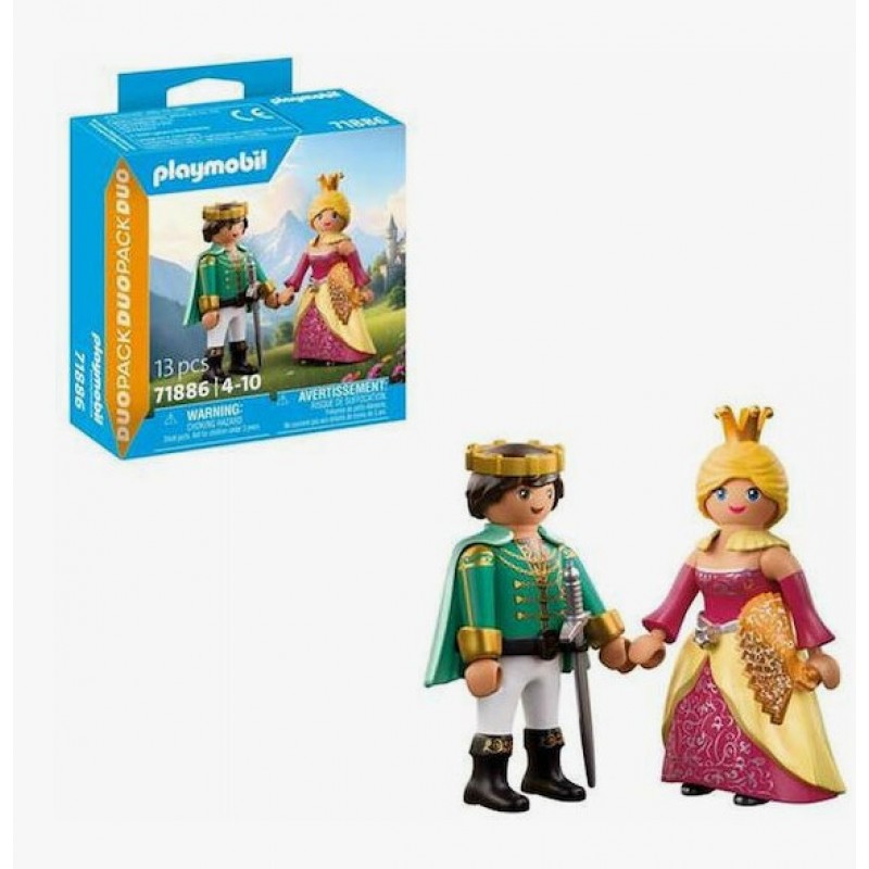 Duo Pack Βασιλιάς & Βασίλισσα Για 4-10 Ετών Playmobil 