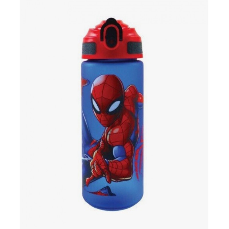 Παιδικό Παγούρι Θερμός Spiderman Πλαστικό Με Καλαμάκι Gim 