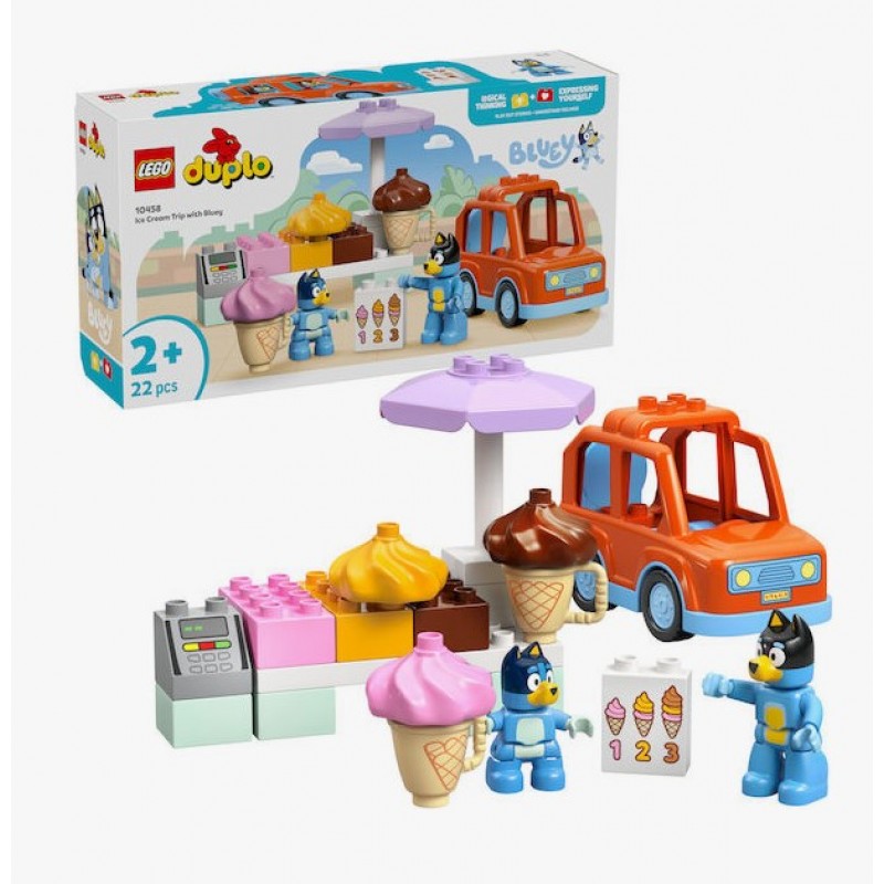 Duplo Ice Cream Trip With Bluey Για 2+ Ετών 22τμχ Lego
