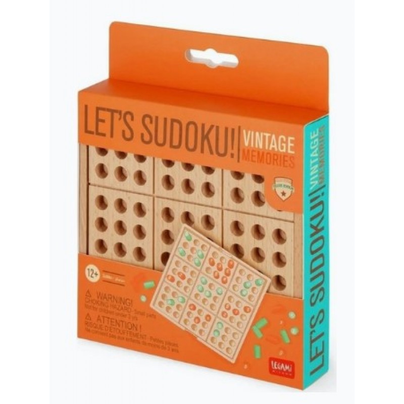 Επιτραπέζιο Παιχνίδι Vintage Sudoku  για 12+ Ετών για 1+ Παίκτες Legami 