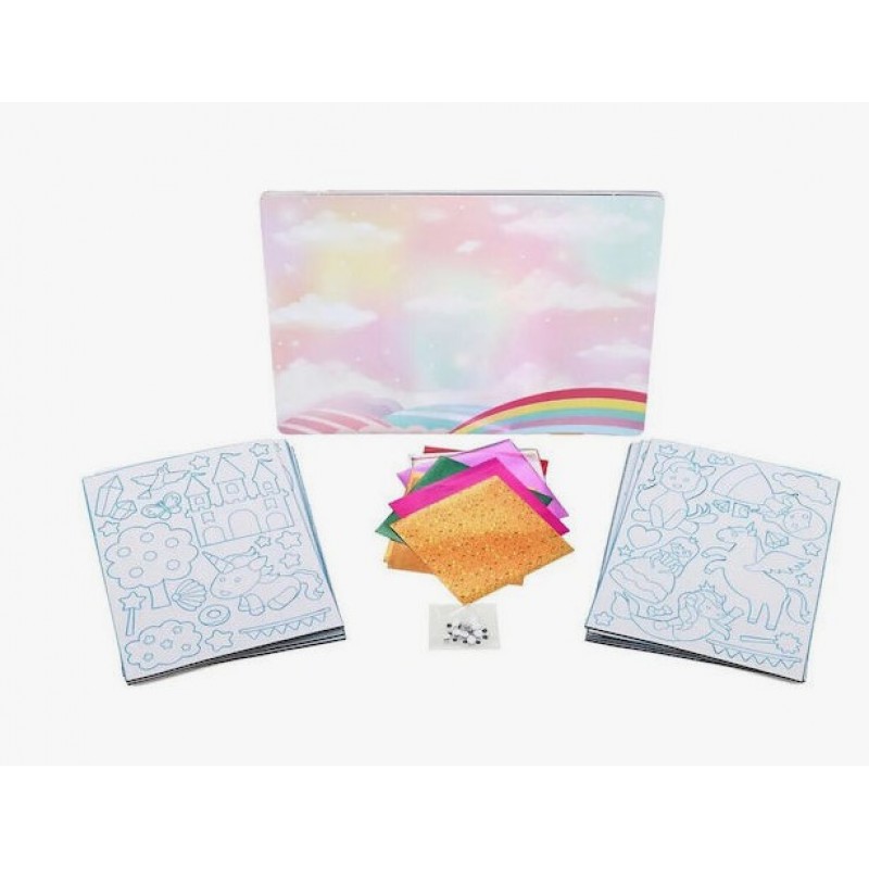 Χαρτοκοπτική Foil Fun Μονόκεροι και Πριγκίπισσες για Παιδιά 4+ Ετών Skillmatics 