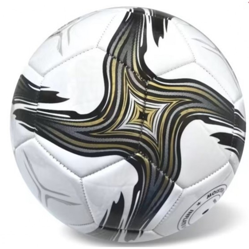 Μπάλα Ποδοσφαίρου Δερμάτινη Match Line Galaxy Χρυσό/ασημί Star 