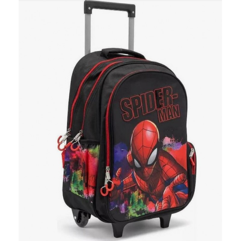 Σχολική Τσάντα Τρόλεϊ Δημοτικού Spiderman Gim 
