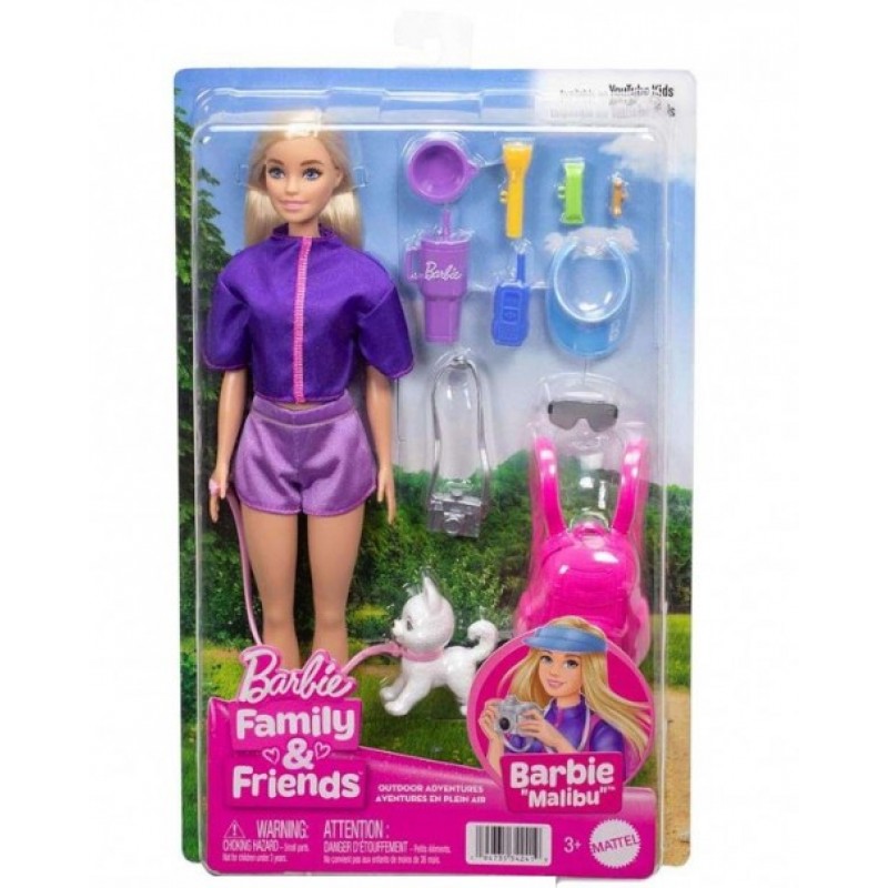Barbie Malibu Έτοιμη Για Εξερεύνηση Mattel 