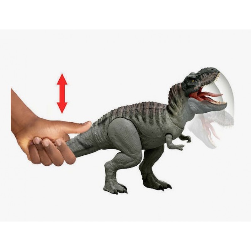 Φιγούρα Δράσης Rebirth Tyrannosaurus Rex - Power Devour Jurassic World Δεινόσαυρος με Ήχους για 4+ Ετών 54.5Εκ Mattel