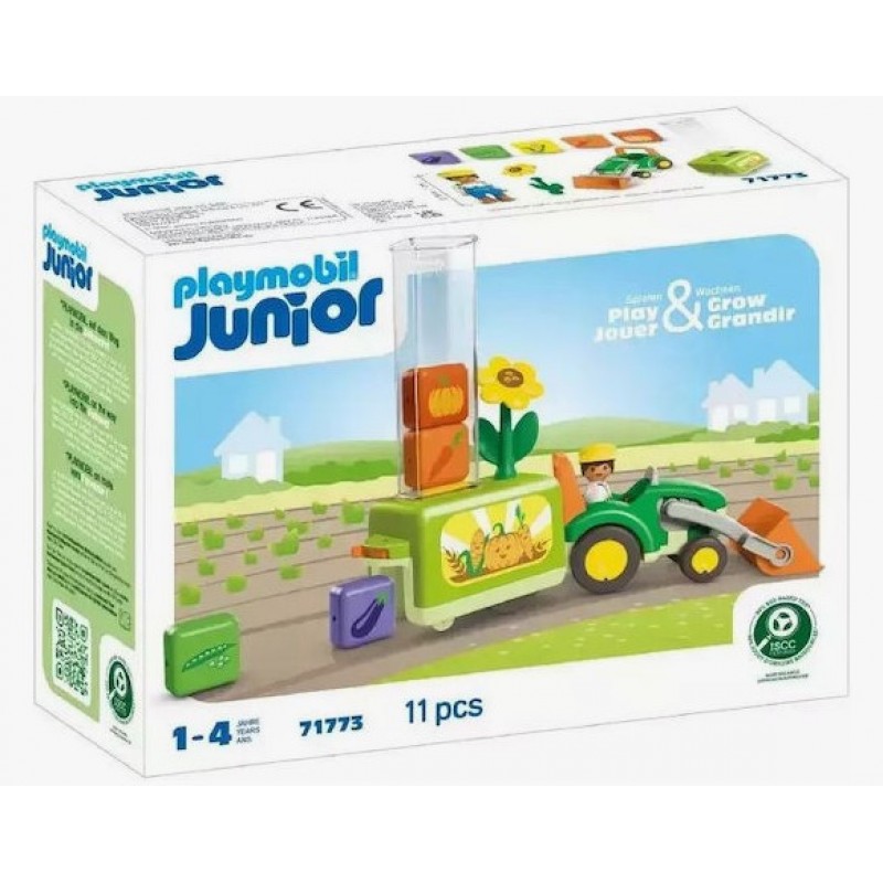 Junior Τρακτέρ Για 1-4 Ετών Playmobil 