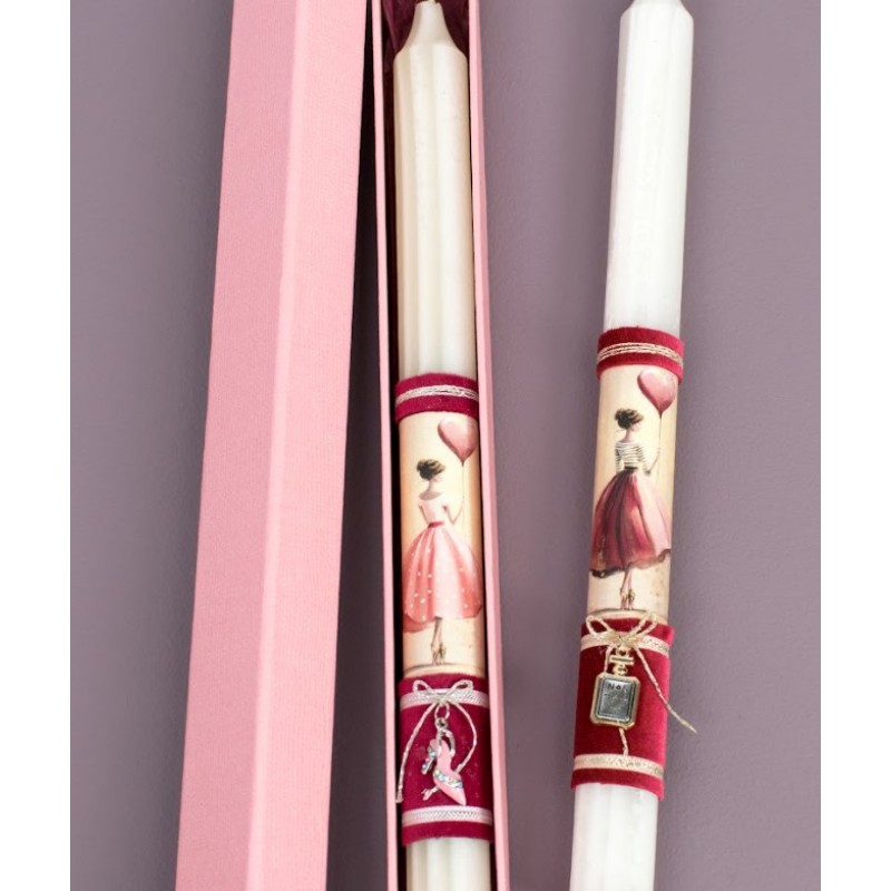 Λαμπάδα Καρδιά Μπαλόνι Δημιουργίες