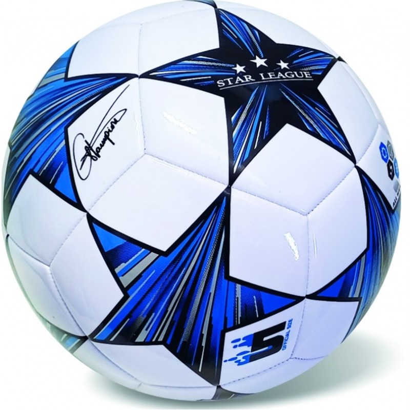 Μπάλα Ποδοσφαίρου Star Super Goal Fluo Blue Λευκό S.5 Star 