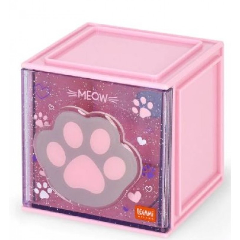 Κουτί Αποθήκευσης Γραφείου Cutie Cube Kitty Legami