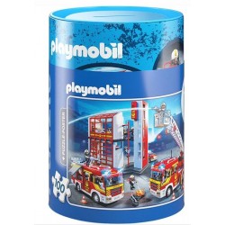 Παζλ Κουμπαράς 100Τεμ Πυροσβεστική Playmobil 