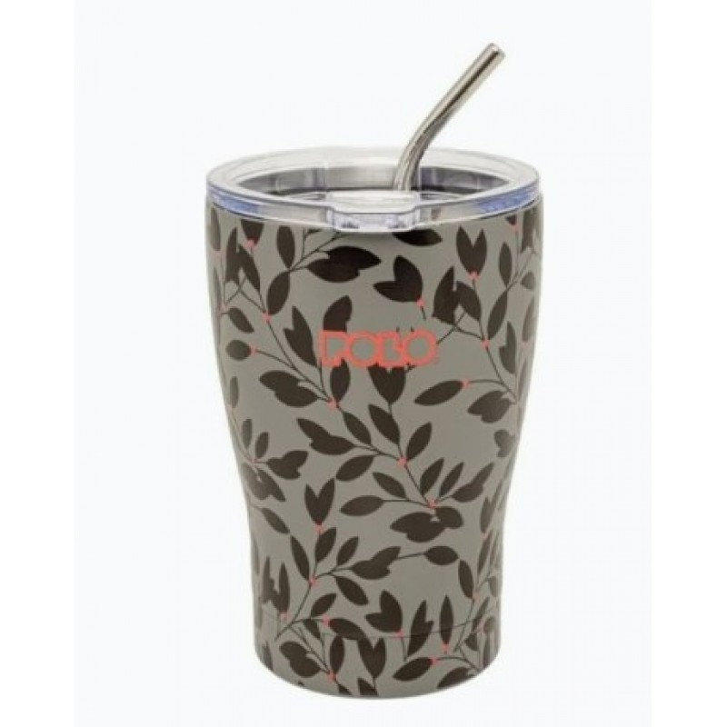 Ποτήρι Θερμός Ανοξείδωτο Coffee Mug Leaves 350ml Polo 