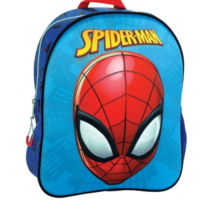 Σχολική Τσάντα Νηπιαγωγείου 3D Evergreen Spiderman Gim 