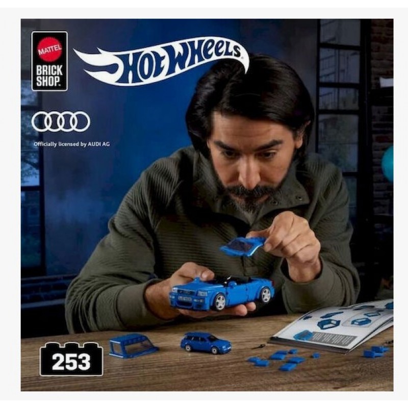 Brick Shop Τουβλάκια Hot Wheels Speed Series Audi για 10+ Ετών 253τμχ Mattel 