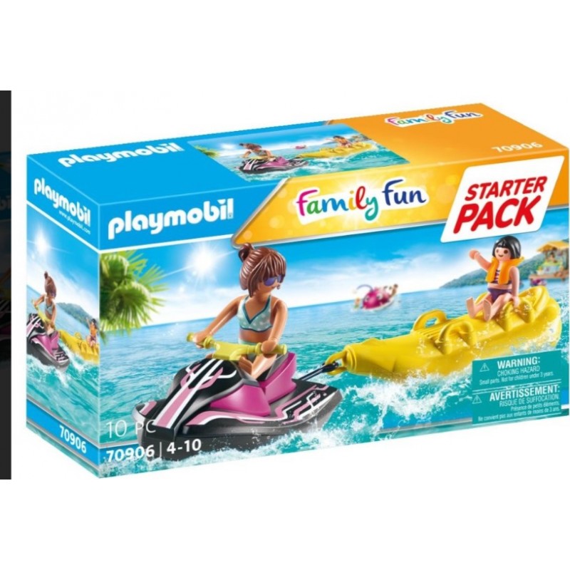 Family Fun Starter Pack Aqua Scooter Και Φουσκωτή Μπανάνα Playmobil 