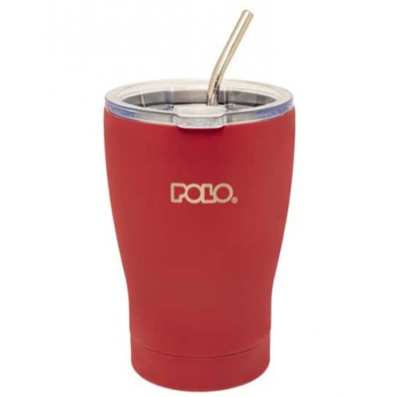 Ποτήρι Θερμός Coffee Mug 350ml Κόκκινο Polo 