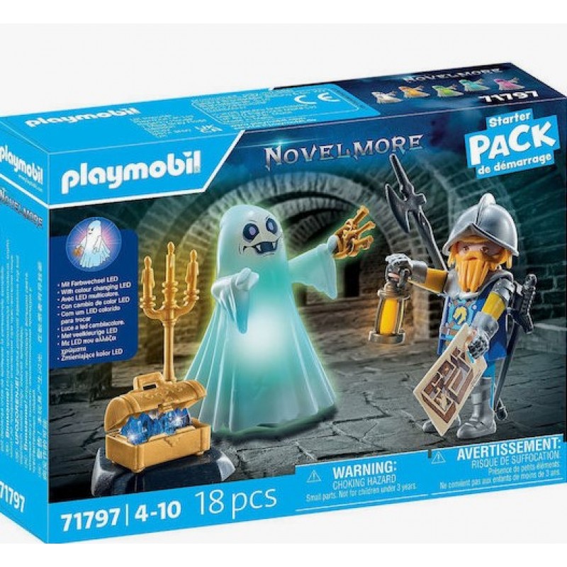 Starter Pack Φάντασμα & Ιππότης Novelmore Για 4-10 Ετών Playmobil 