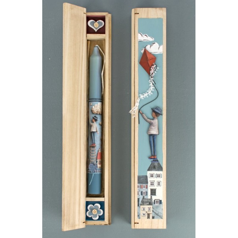 Ξύλινη Κασετίνα Αγόρι Δημιουργίες