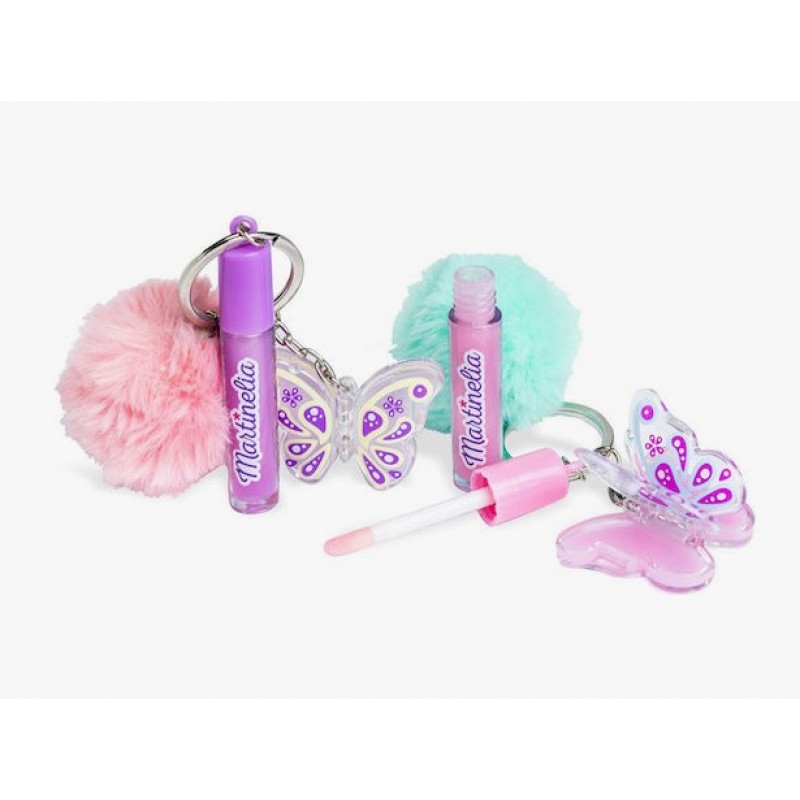 Lip Gloss & Μπρελόκ (Διάφορα Σχέδια) 1τμχ Martinelia World Butterfly 