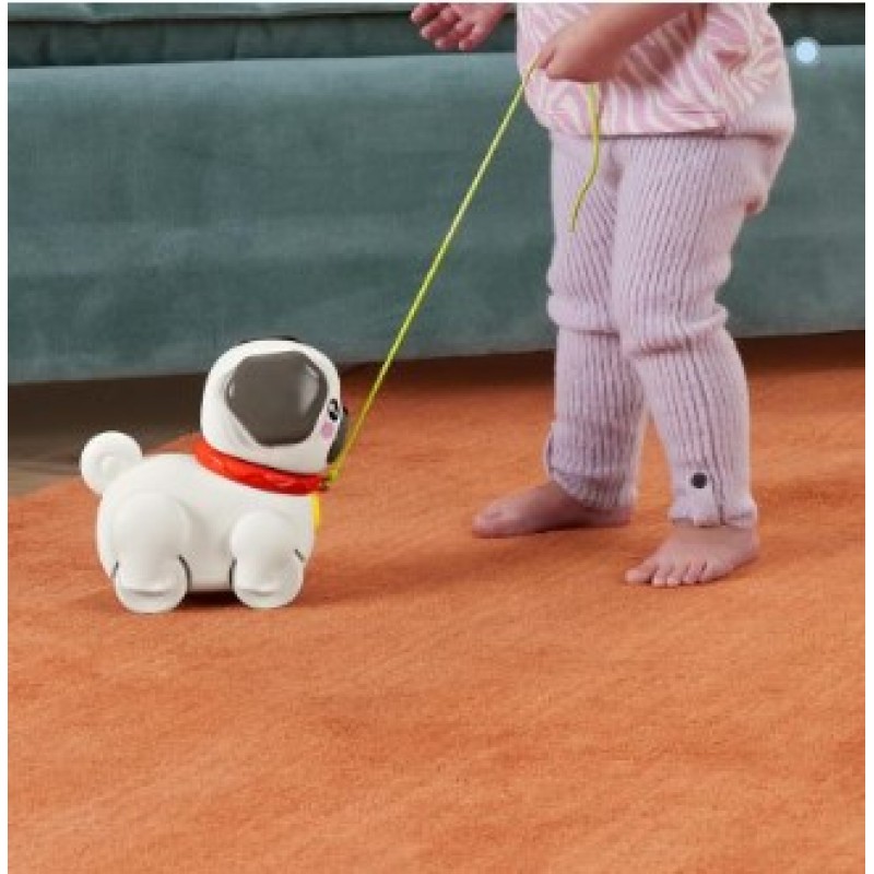Fisher-Price:  Walk the Pup – Pug Συρόμενο Παιχνίδι Σκύλακι Mattel