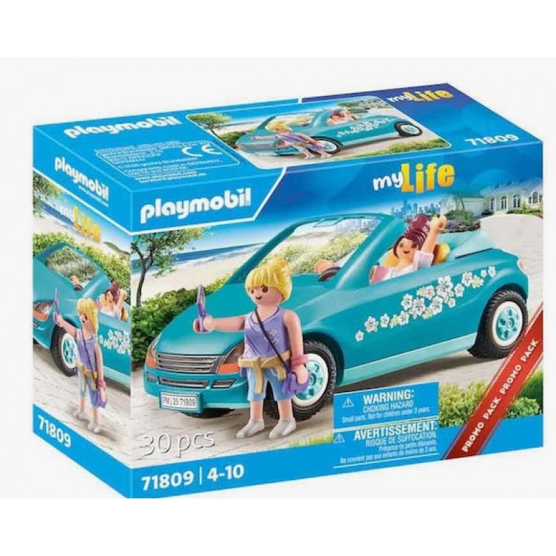 MyLife Βόλτα Με Κάμπριο Αυτοκίνητο Για 4-10 Ετών Playmobil 