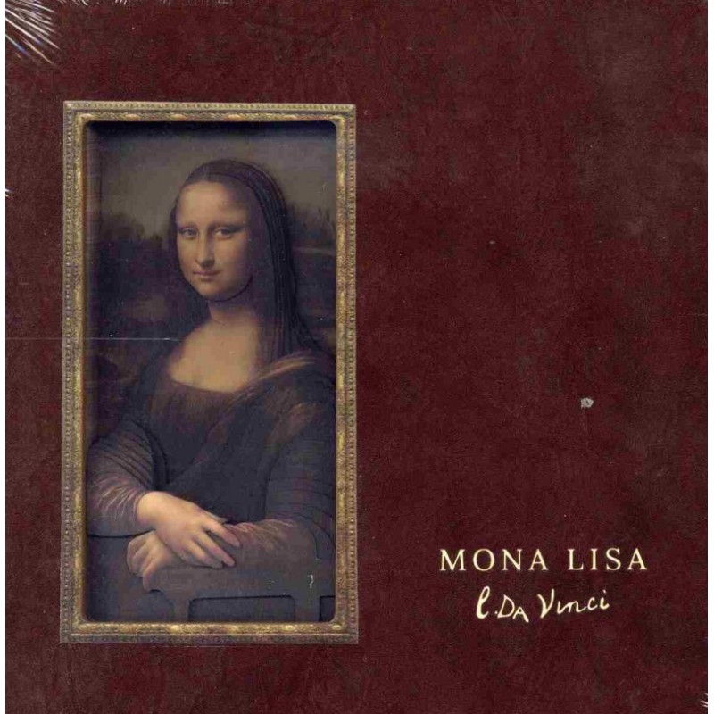 Mona Lisa (Unlined Pages) 3D Notebook |Leonardo da Vinci