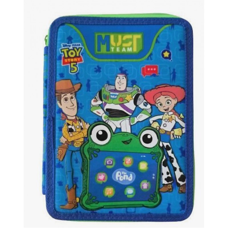 Κασετίνα Διπλή Γεμάτη Toy Story 15x5x21Εκ Must