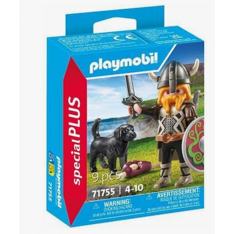 Special Plus Βίκινγκ Με Σκύλο Για 4-10 Ετών Playmobil 