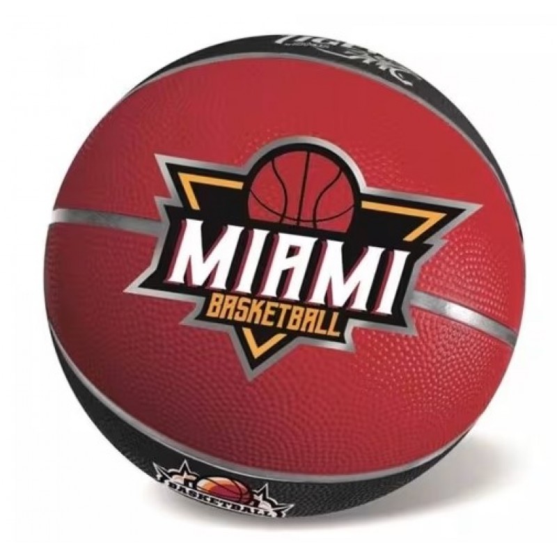 Μπάλα Μπάσκετ Miami Κόκκινη Μαύρη Size 7 Star 