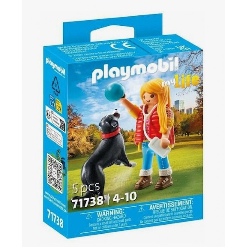 MyLife Γυναίκα Με Ορεινό Σκύλο Μπερνίζ Για 4-10 Ετών Playmobil 