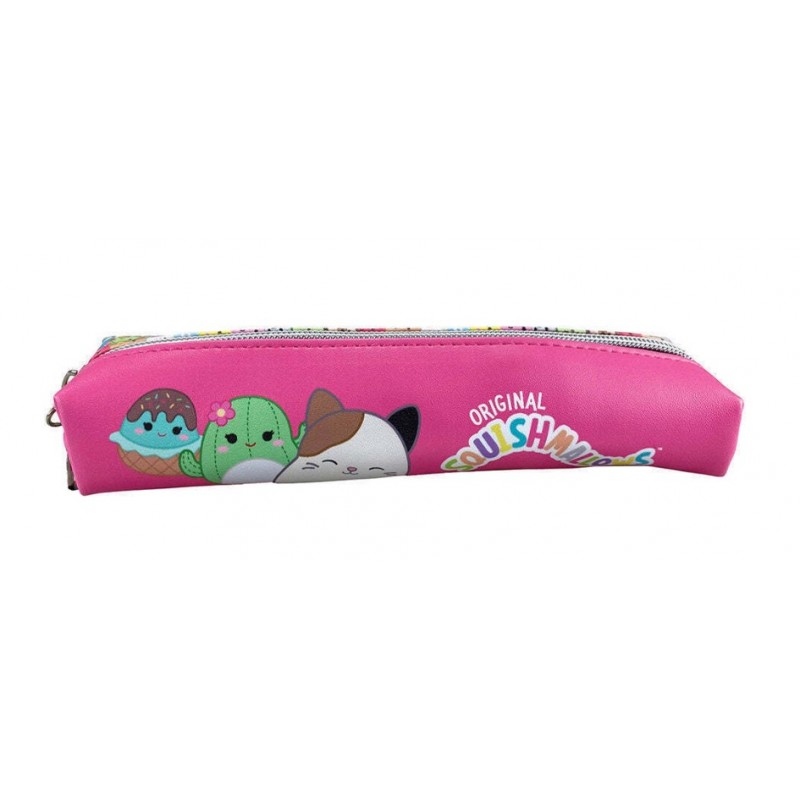 Κασετίνα Βαρελάκι Squishmallows Ροζ Gim 