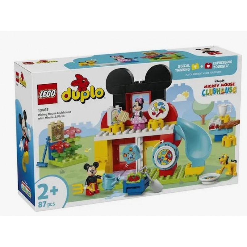 Τουβλάκια Mickey Mouse Clubhouse with Minnie & Pluto Για 2+ Ετών 87τμχ Lego