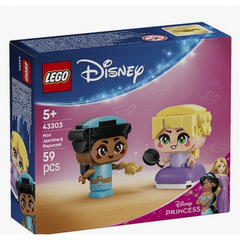  Disney Mini Jasmine & Rapunzel Για 5+ Ετών 59τμχ Lego