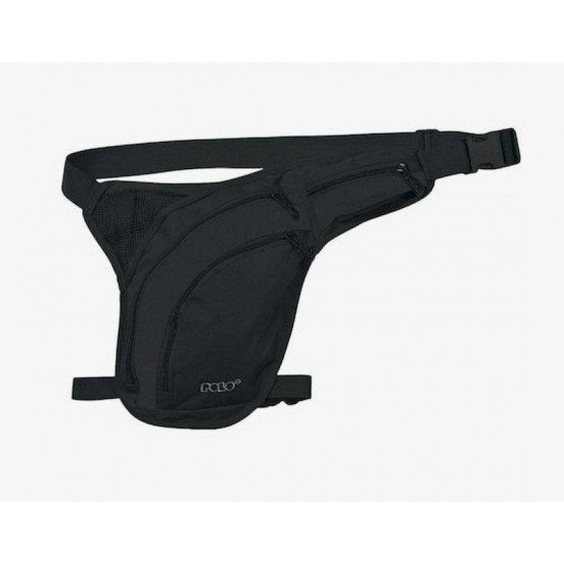 Τσαντάκι Μηρού Αναβάτη Waist Bag Pitt Μαύρο Polo 