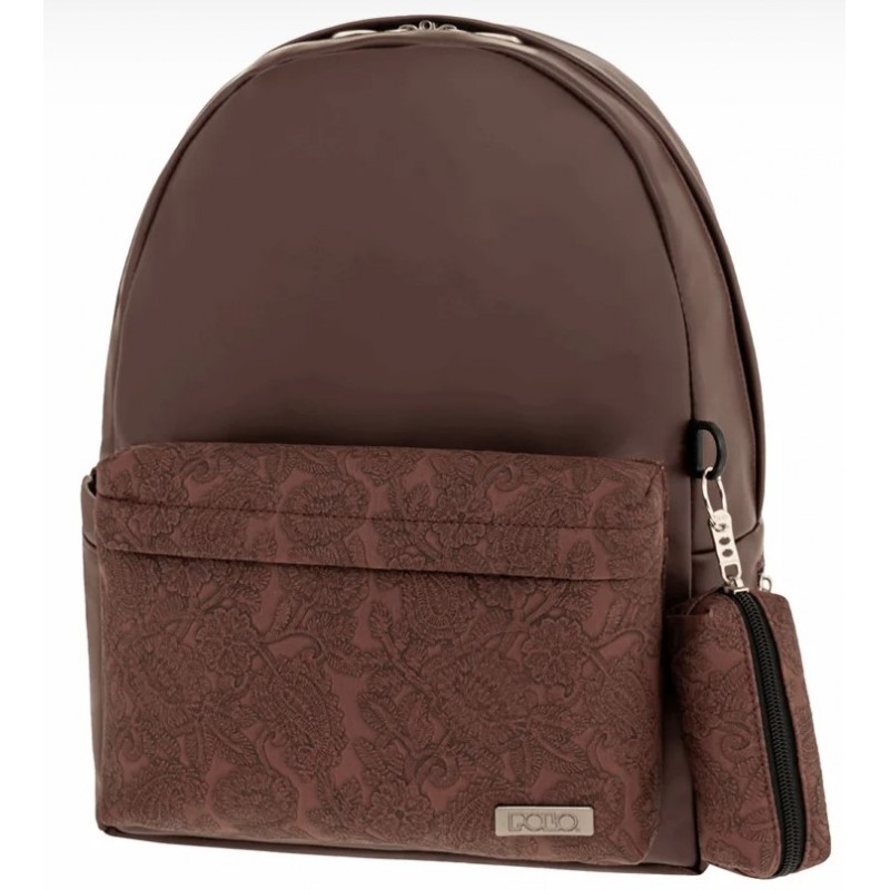 Τσάντα Πλάτης Dantela Burgundy Polo
