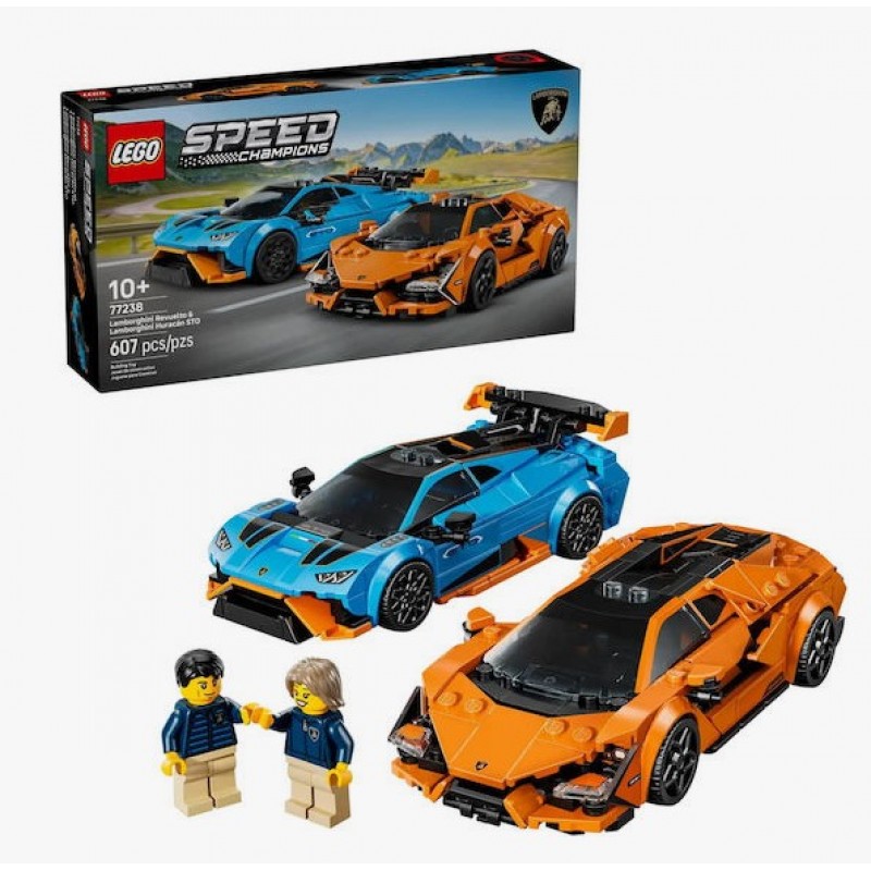  Speed Champions Lamborghini Revuelto & Huracán STO Για 10+ Ετών 607τμχ Lego