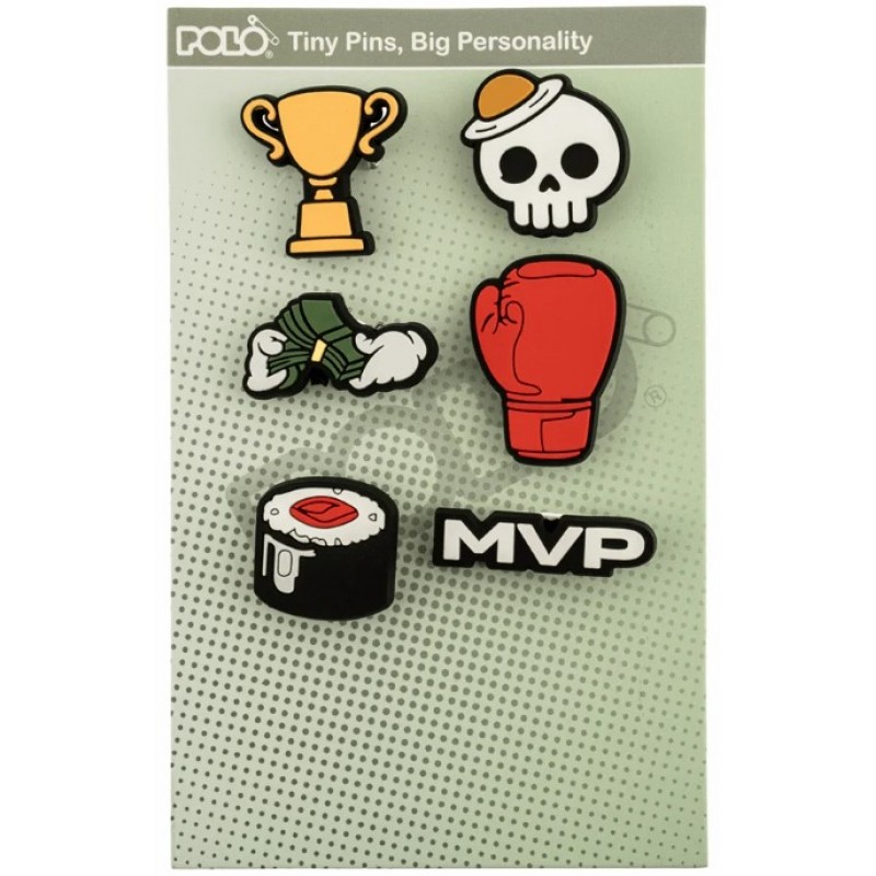 Αυτοκόλλητα Pins & Patches Patc1/2/3 Pin 1/2/3 Polo