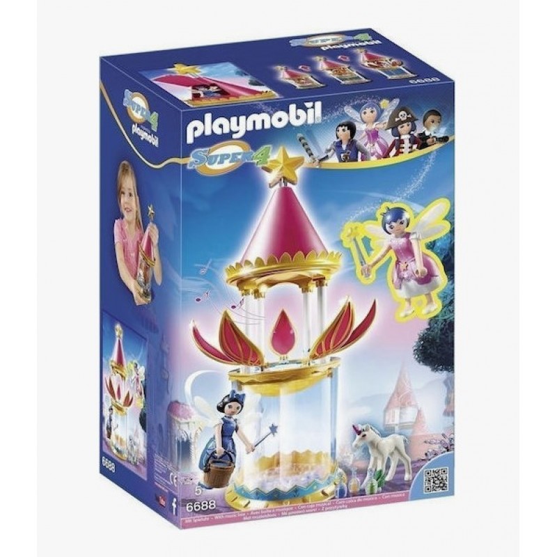Super4 Χαρά Στο Μουσικό Πύργο Για 5 Ετών Playmobil 