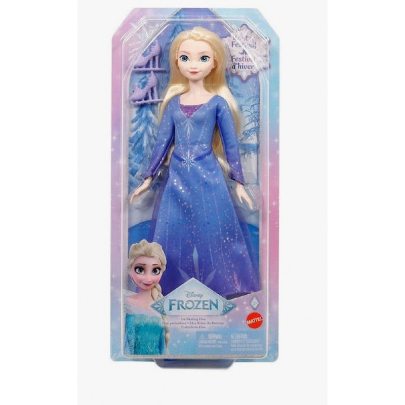 Κούκλα Ice Skating Elsa Winter Festival για 3+ Ετών 30Eκ (Διάφορα Σχέδια) 1τμχ Mattel 