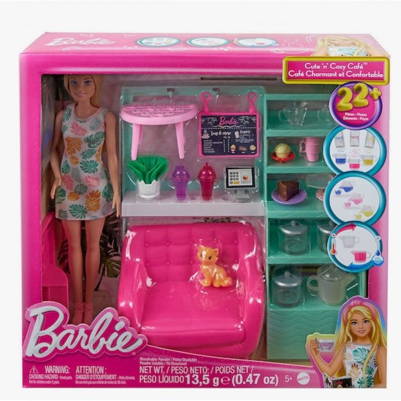 Barbie Wellness Ώρα Τσάι Σετ Κούκλας για 5+ Ετών Mattel