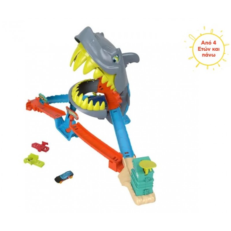 Λαμπάδα Hot Wheels Πίστα Επίθεση Καρχαρία City Mattel