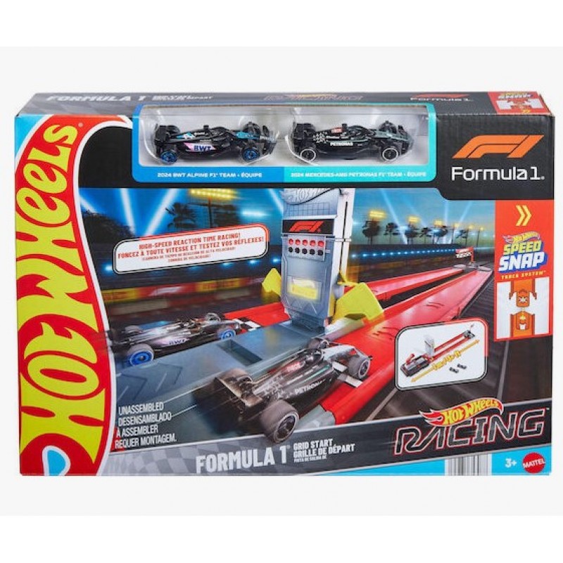 Παιχνιδολαμπάδα Hot Wheels Πίστα Racing Formula 1 Fast Race Race Track Set Formula 1 Mattel
