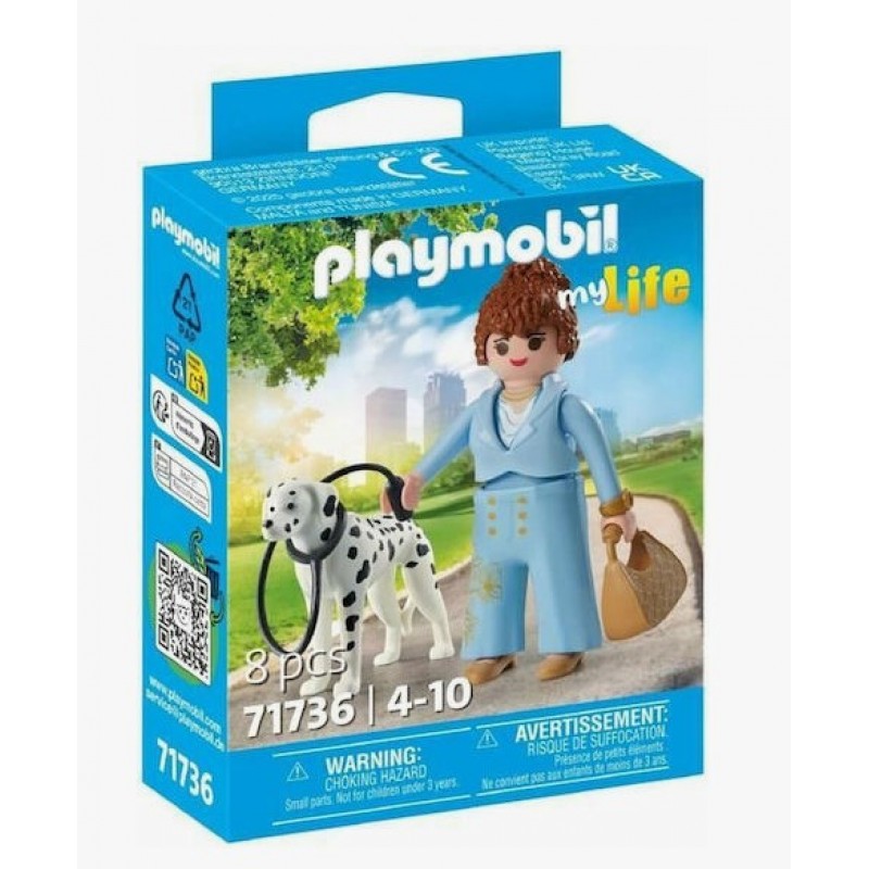MyLife Κοπέλα Με Σκυλί Δαλματίας Για 4-10 Ετών Playmobil 