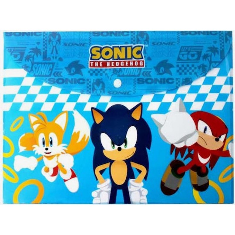 Φάκελος Κουμπί Α4 Sonic Gim