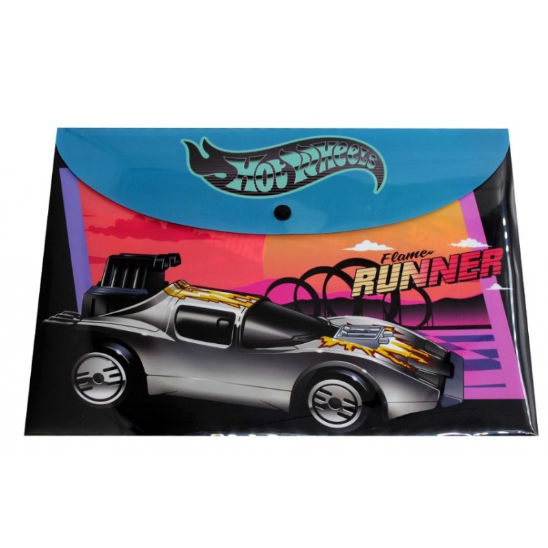 Φάκελος Κουμπί A4 Hot Wheels Gim 