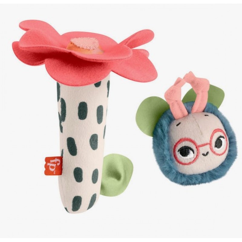 Fisher Price Planet Firends Κουδουνίστρα Λουλουδάκι Μελισσούλα Mattel 